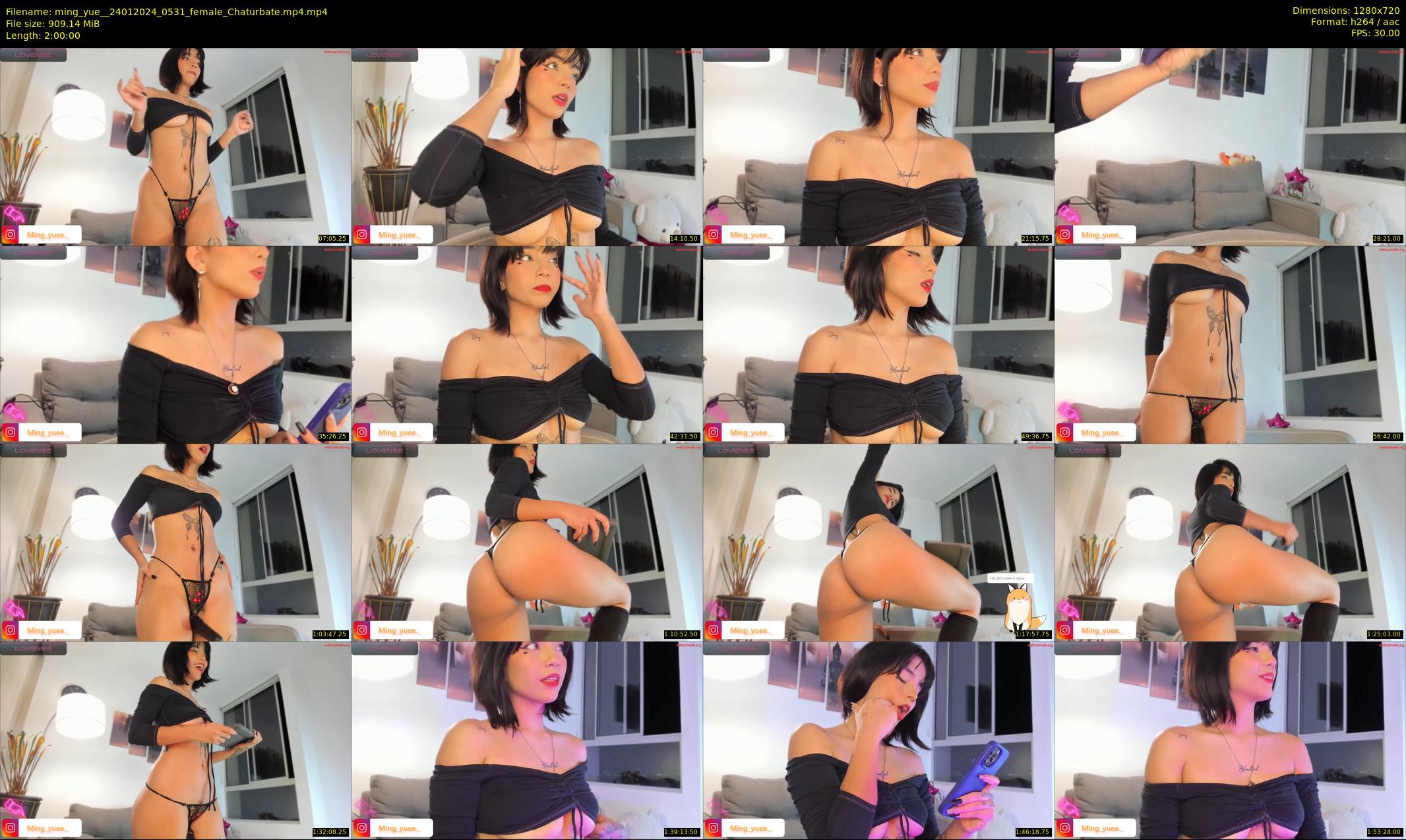 ming_yue_ — 120 minute Chaturbate female cam show recording, 720p, Jan 24, 2024
