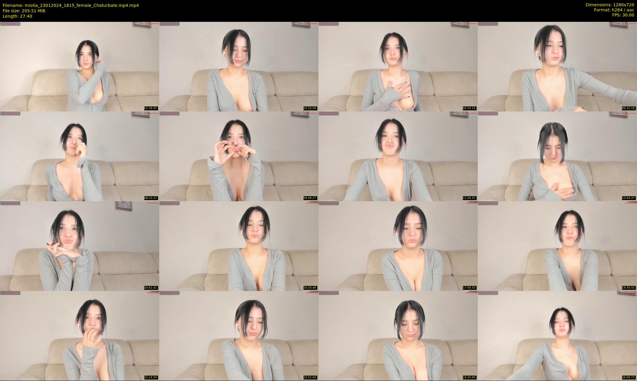 miolia — 28 minute Chaturbate female cam show recording, 720p, Jan 23, 2024