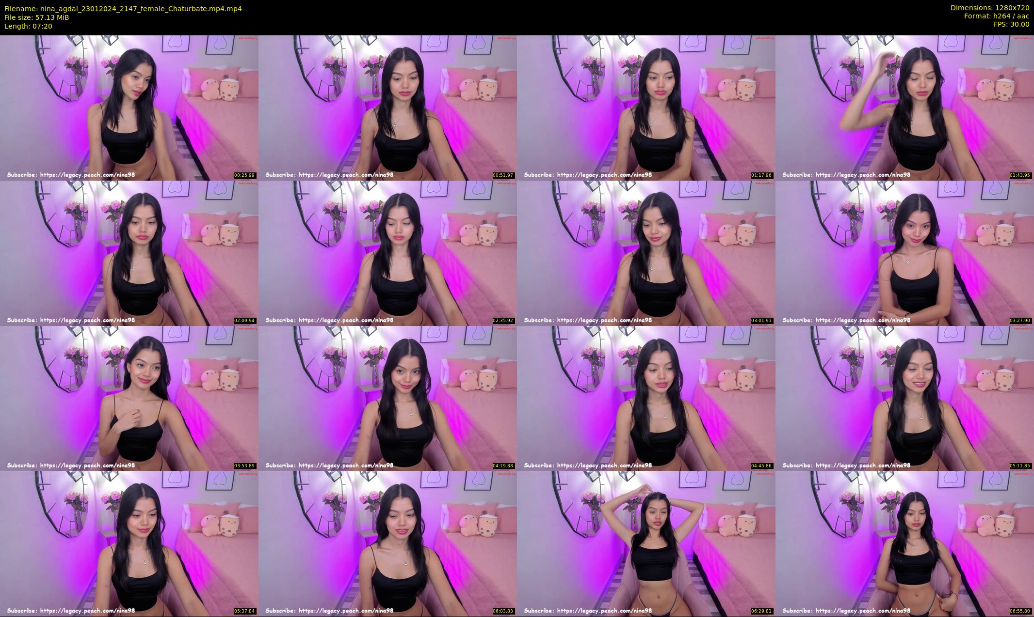 nina_agdal — 8 minute Chaturbate female cam show recording, 720p, Jan 23, 2024