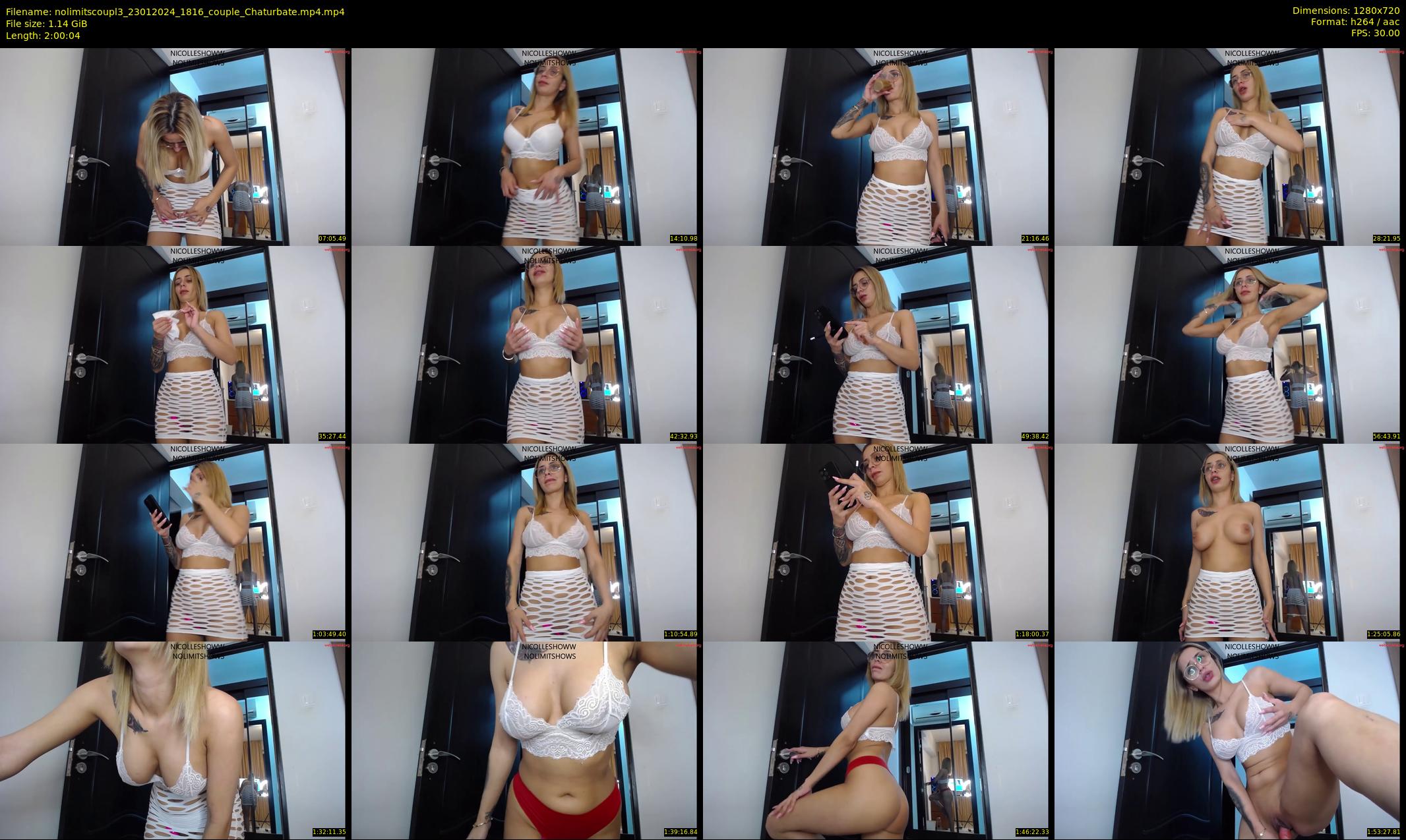 nolimitscoupl3 — 121 minute Chaturbate couple cam show recording, 720p, Jan 23, 2024
