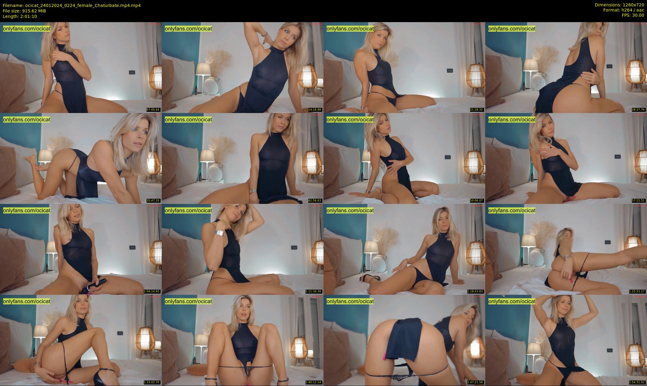 ocicat — 122 minute Chaturbate female cam show recording, 720p, Jan 24, 2024