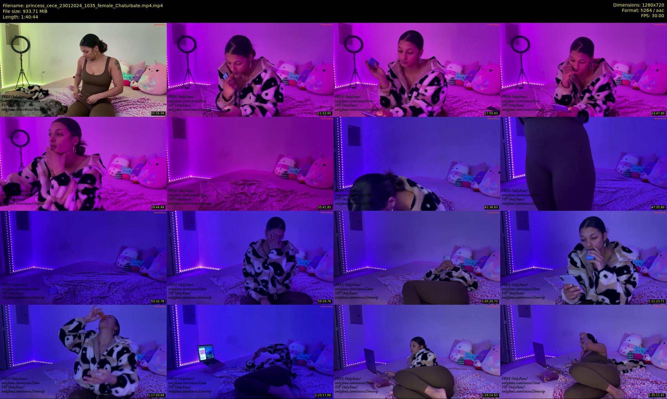 princess_cece — 101 minute Chaturbate female cam show recording, 720p, Jan 23, 2024