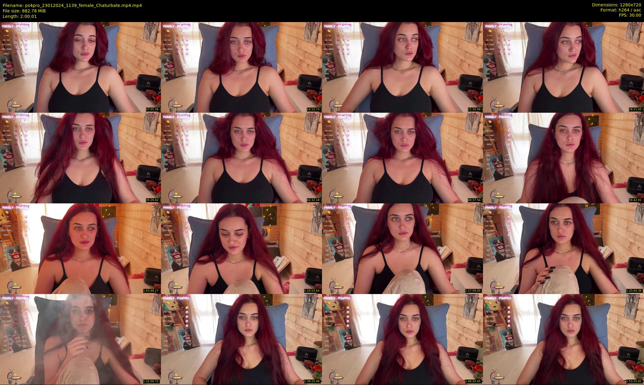 ps4pro — 121 minute Chaturbate female cam show recording, 720p, Jan 23, 2024