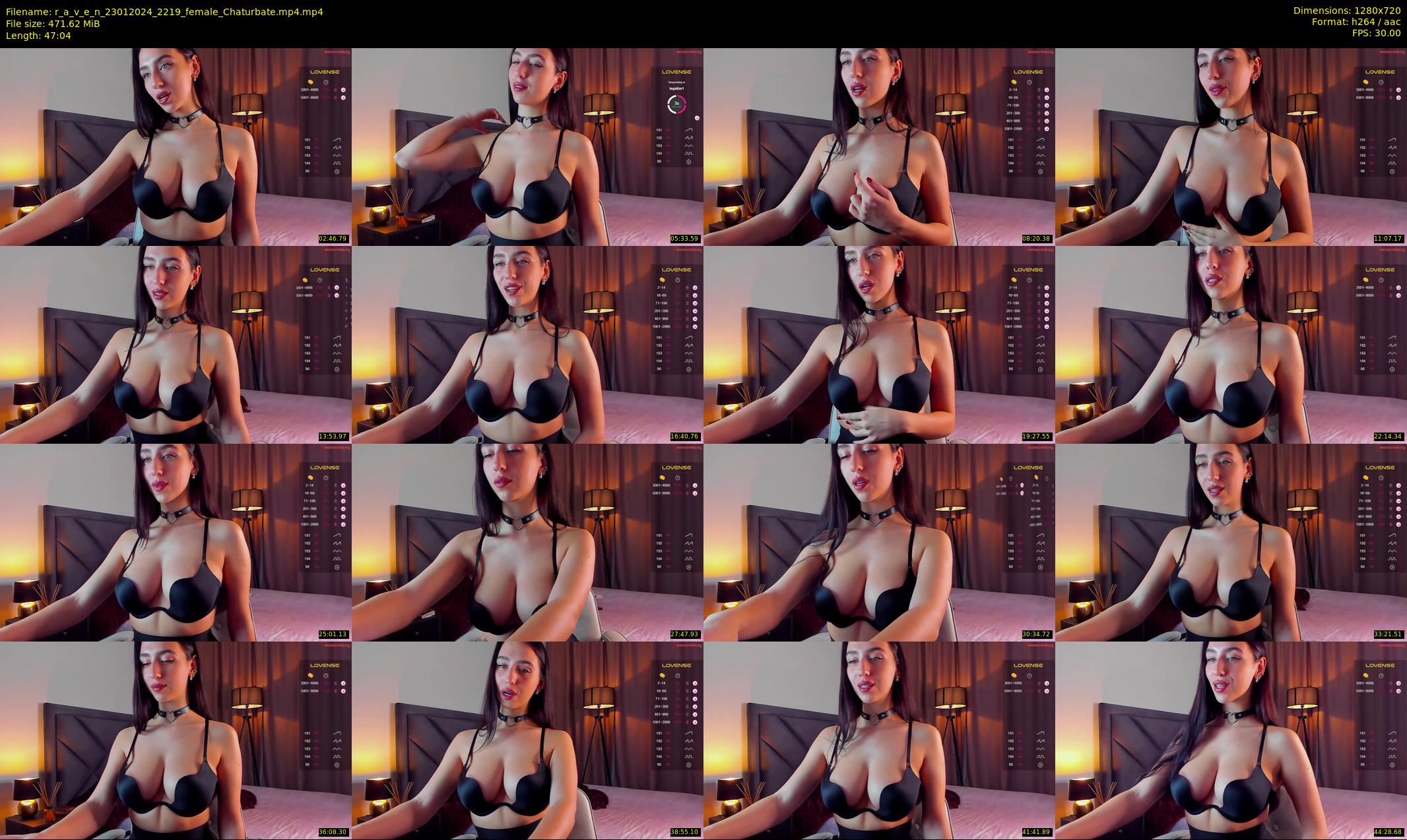 r_a_v_e_n — 48 minute Chaturbate female cam show recording, 720p, Jan 23, 2024