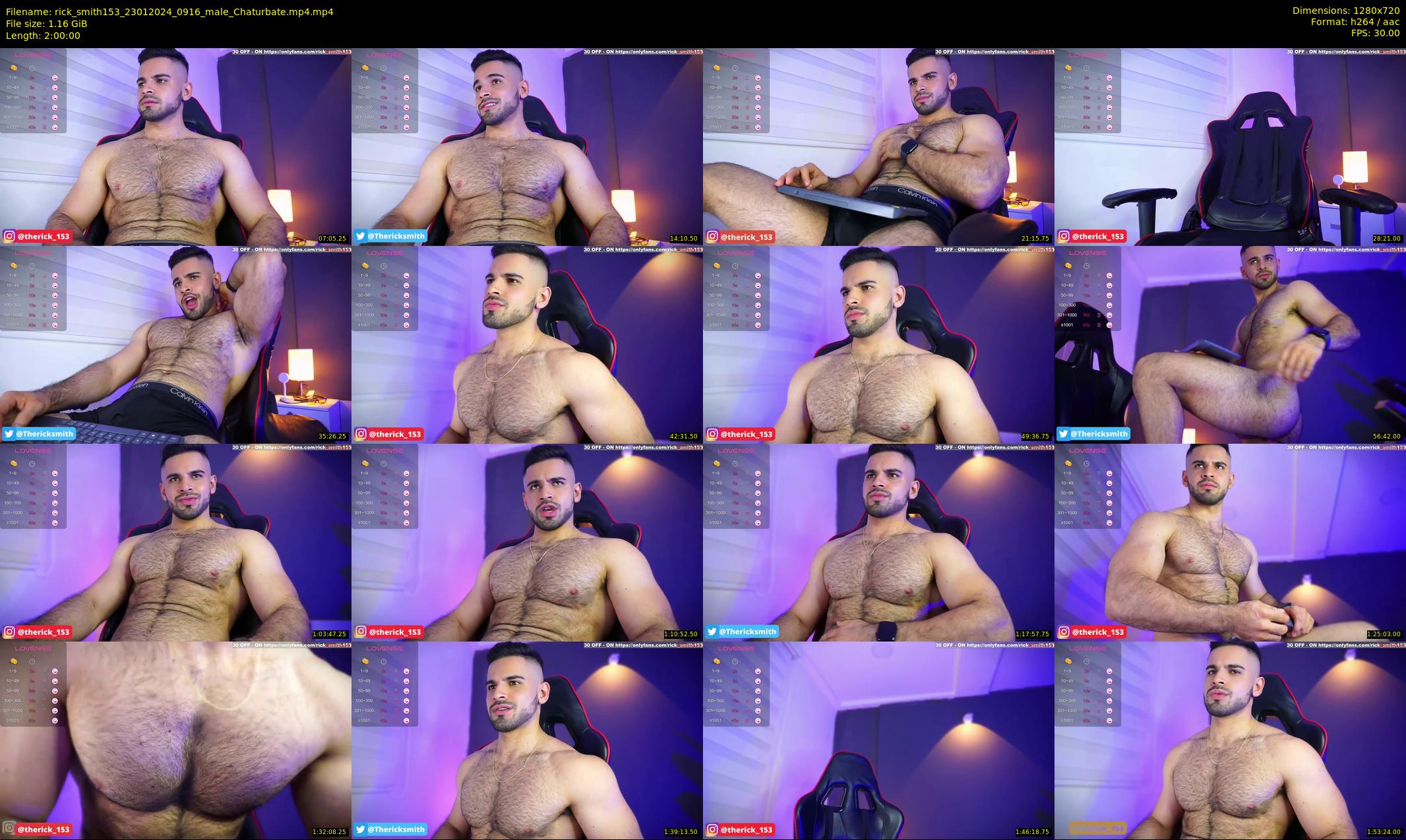 rick_smith153 — 120 minute Chaturbate male cam show recording, 720p, Jan 23, 2024