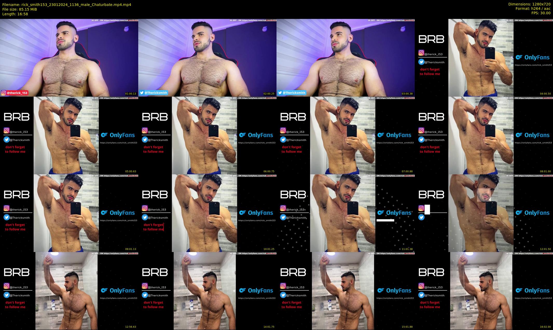 rick_smith153 — 17 minute Chaturbate male cam show recording, 720p, Jan 23, 2024