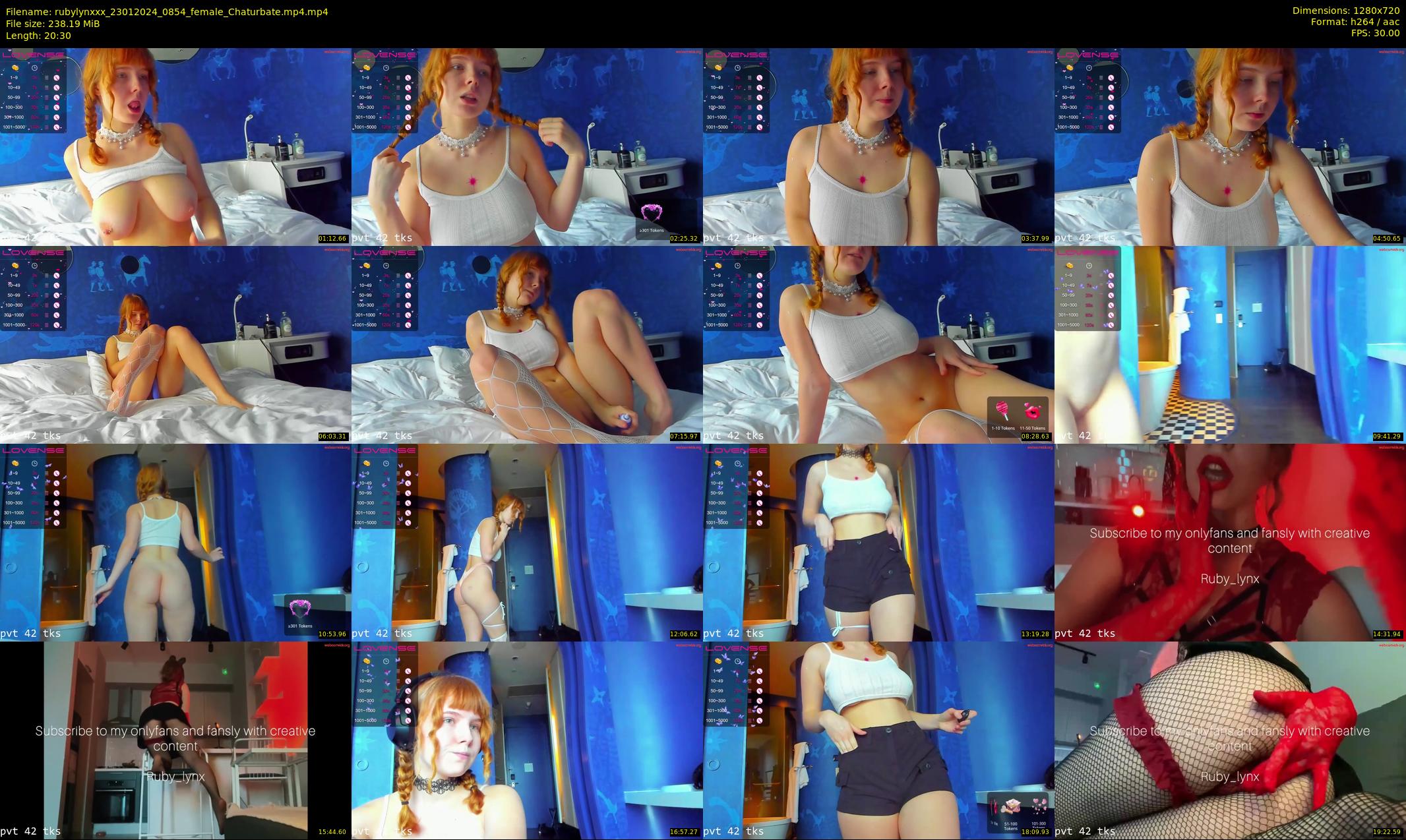 rubylynxxx — 21 minute Chaturbate female cam show recording, 720p, Jan 23, 2024