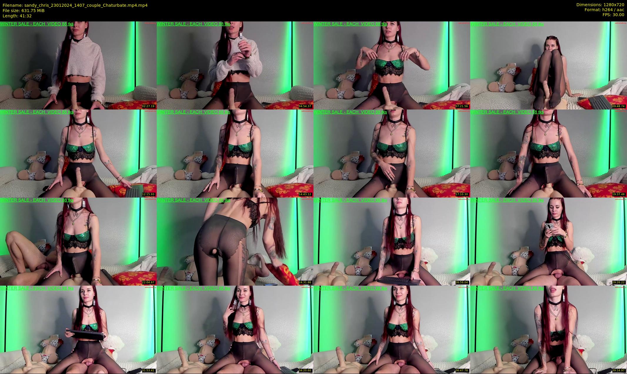 sandy_chris — 42 minute Chaturbate couple cam show recording, 720p, Jan 23, 2024