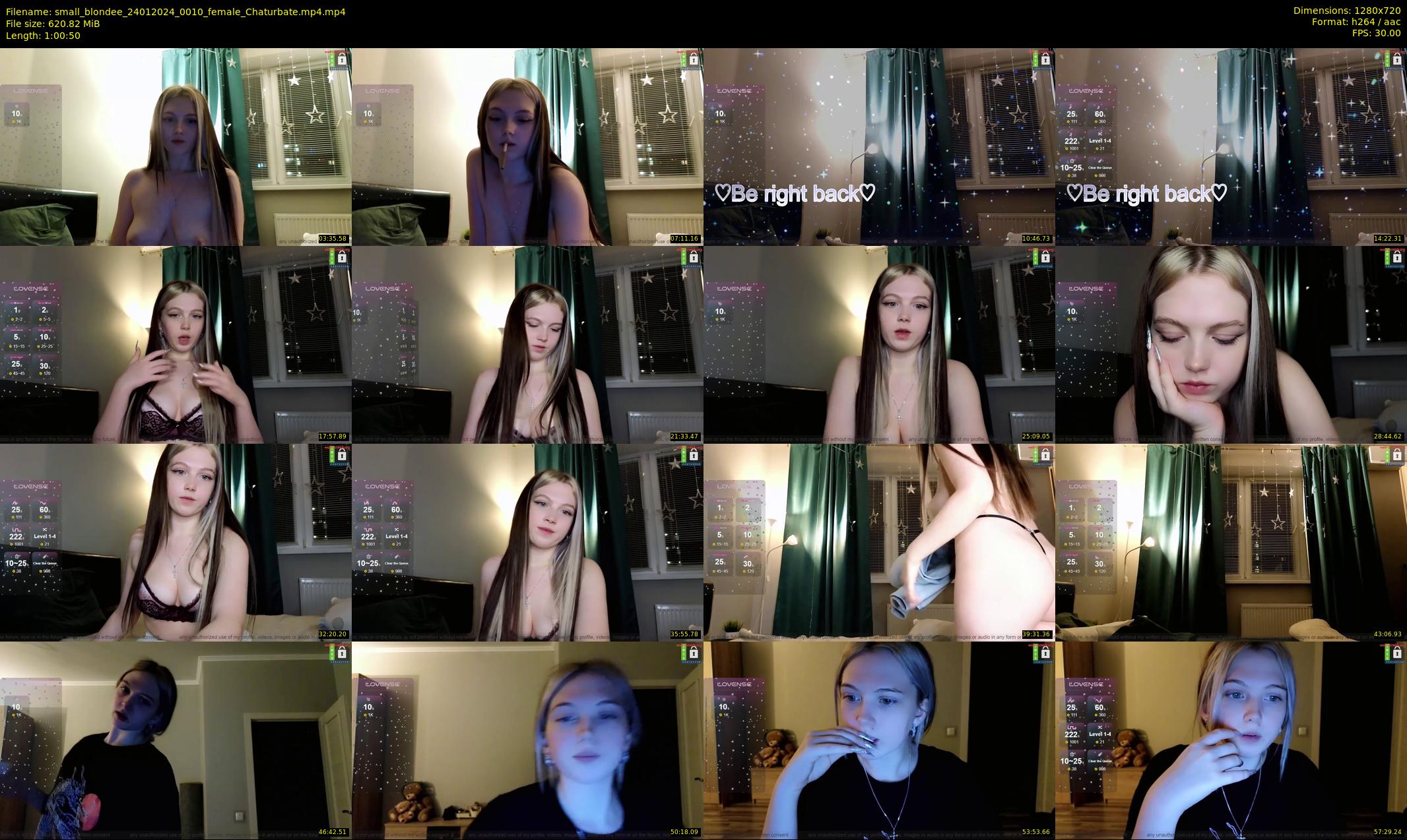 small_blondee — 61 minute Chaturbate female cam show recording, 720p, Jan 24, 2024