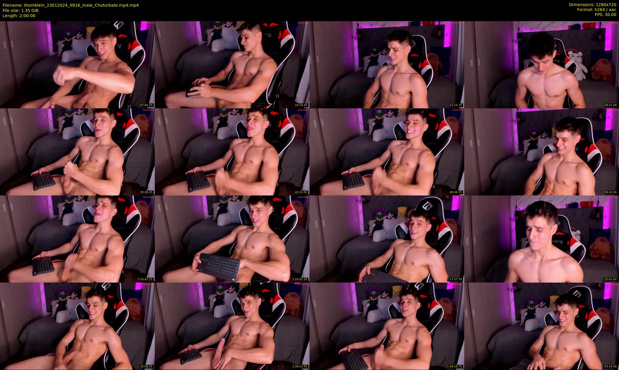 thomklein — 120 minute Chaturbate male cam show recording, 720p, Jan 23, 2024