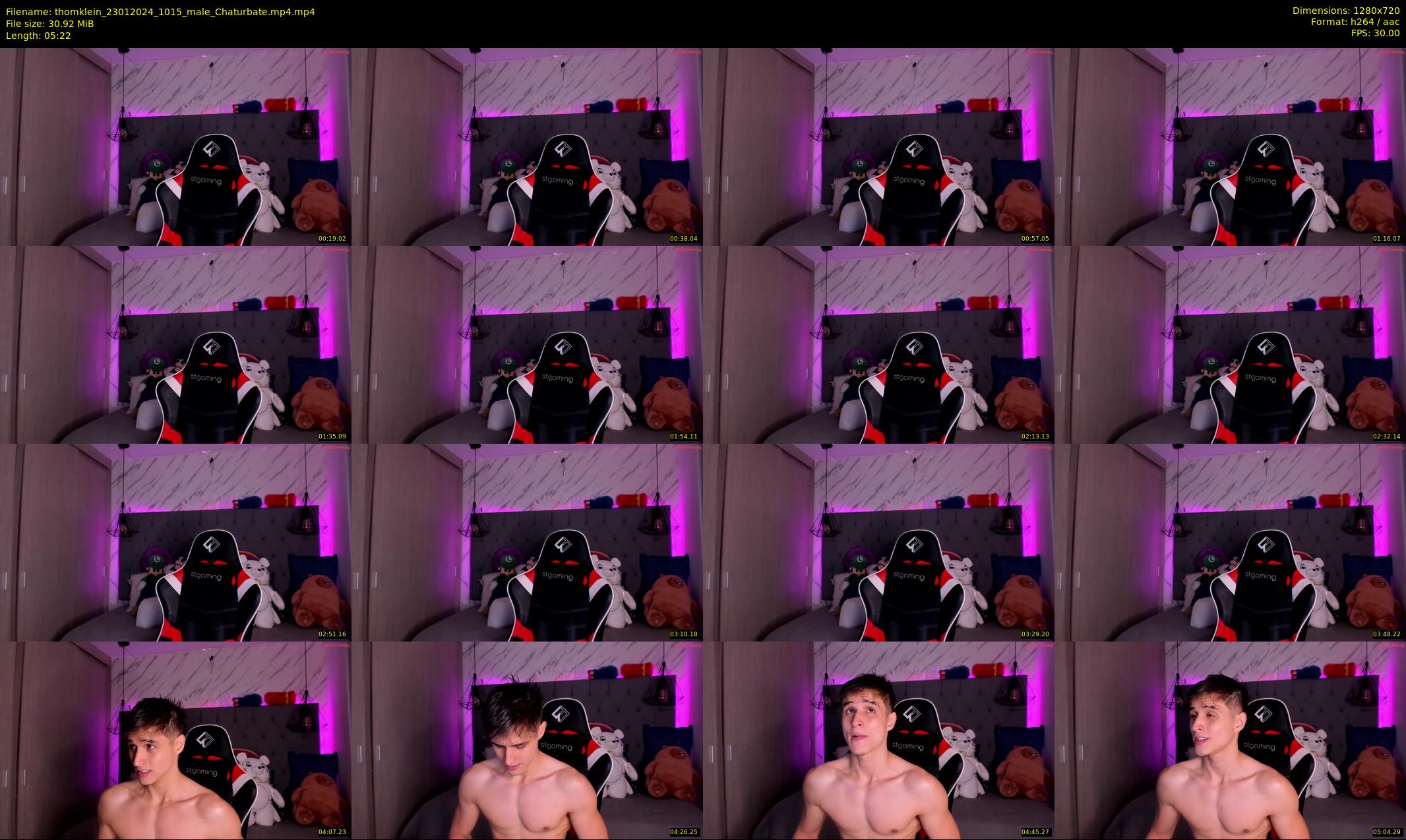 thomklein — 6 minute Chaturbate male cam show recording, 720p, Jan 23, 2024