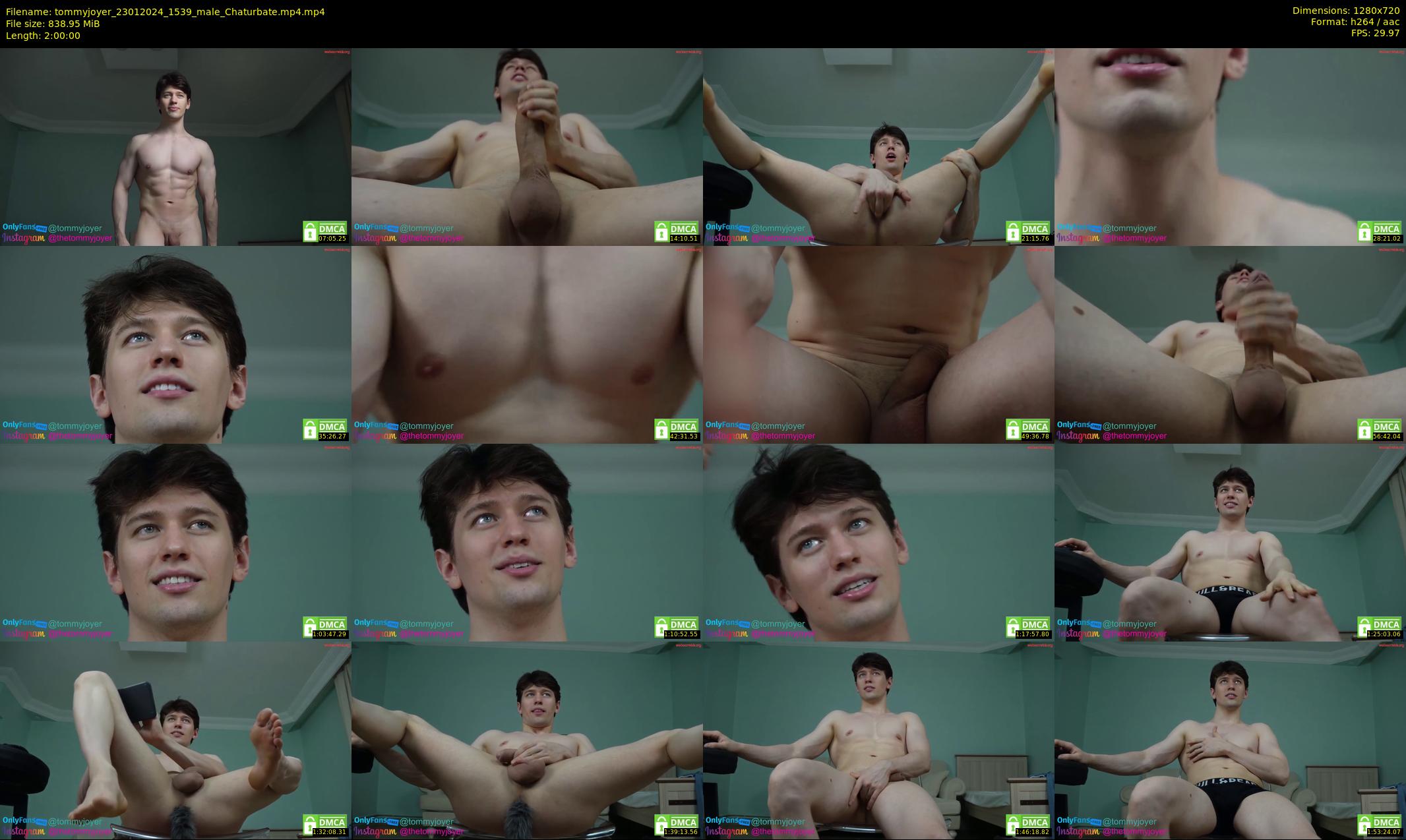 tommyjoyer — 120 minute Chaturbate male cam show recording, 720p, Jan 23, 2024