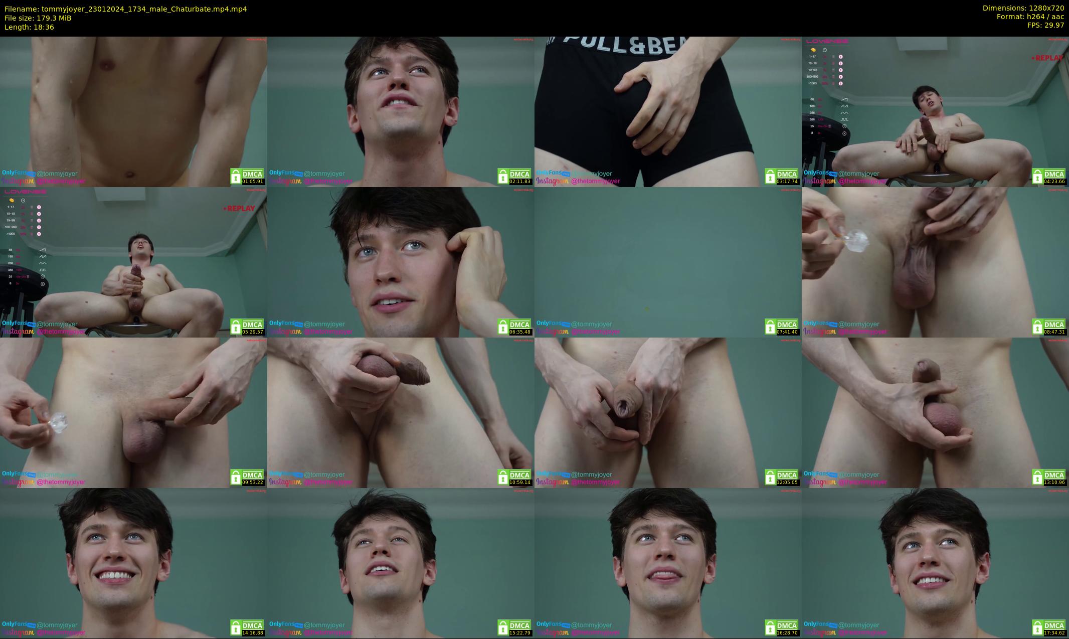 tommyjoyer — 19 minute Chaturbate male cam show recording, 720p, Jan 23, 2024