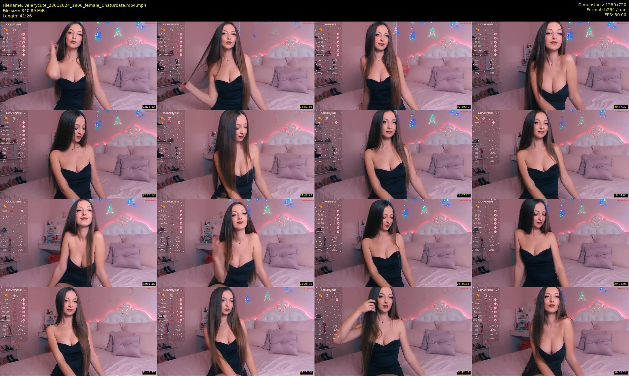 velerycute — 42 minute Chaturbate female cam show recording, 720p, Jan 23, 2024