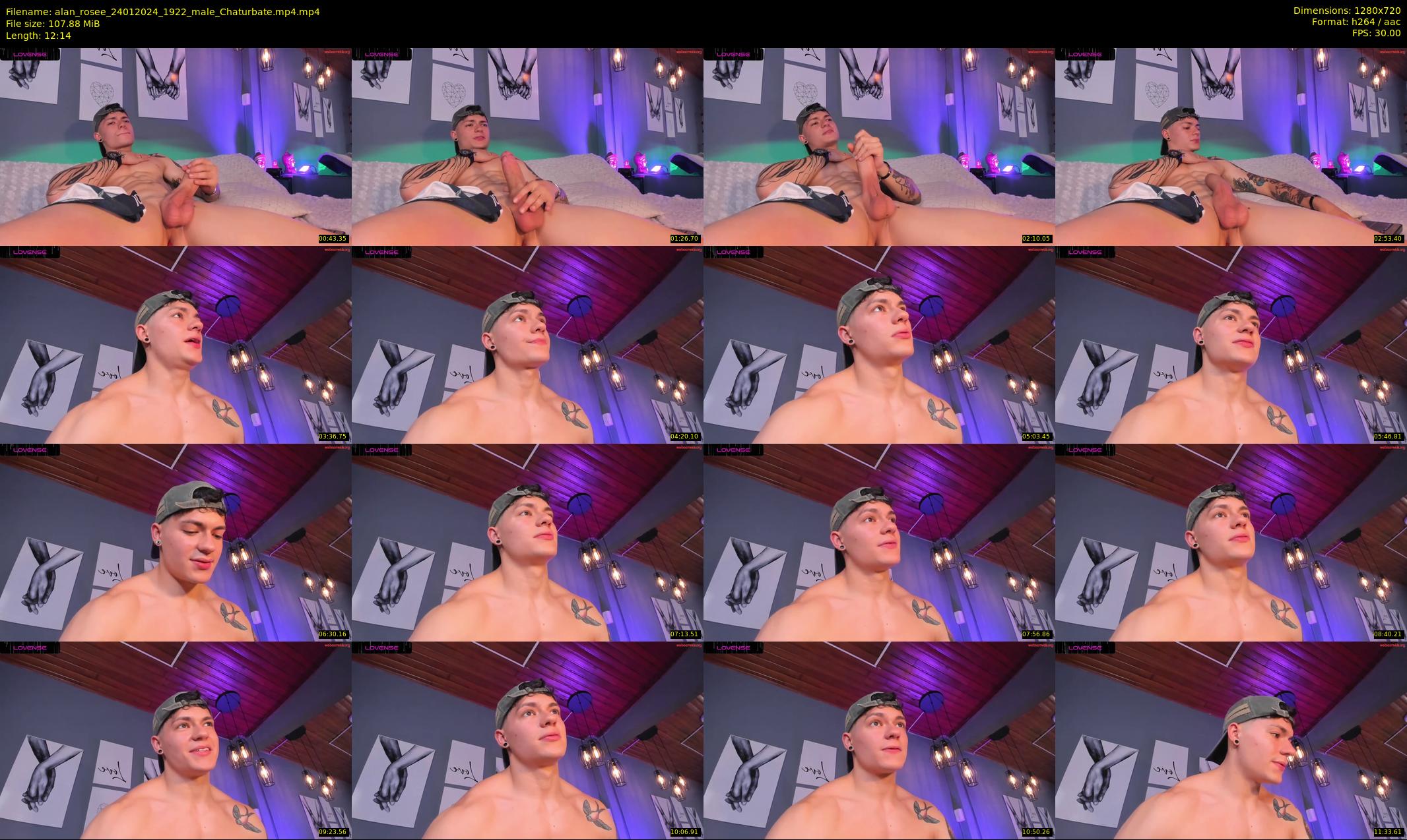 alan_rosee — 13 minute Chaturbate male cam show recording, 720p, Jan 24, 2024