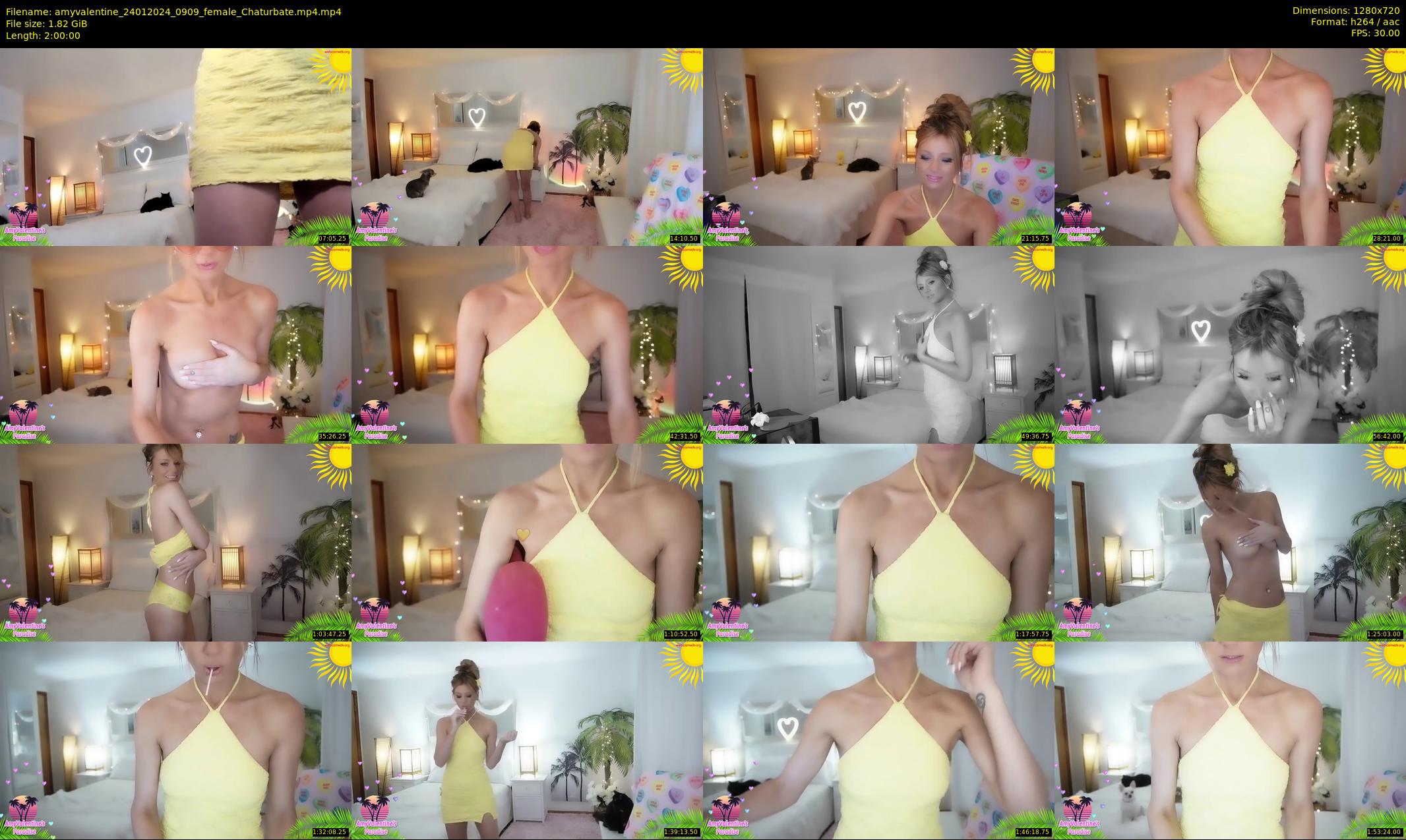 amyvalentine — 120 minute Chaturbate female cam show recording, 720p, Jan 24, 2024