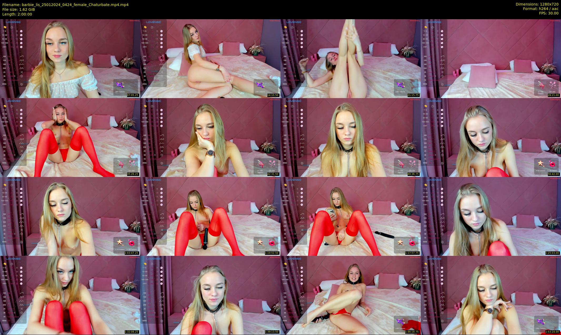 barbie_lis — 120 minute Chaturbate female cam show recording, 720p, Jan 25, 2024