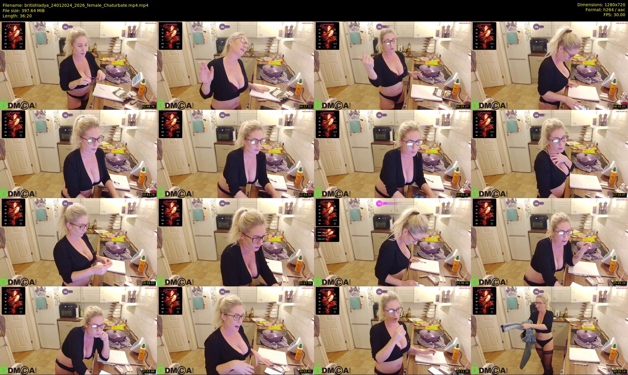 britishladya — 37 minute Chaturbate female cam show recording, 720p, Jan 24, 2024
