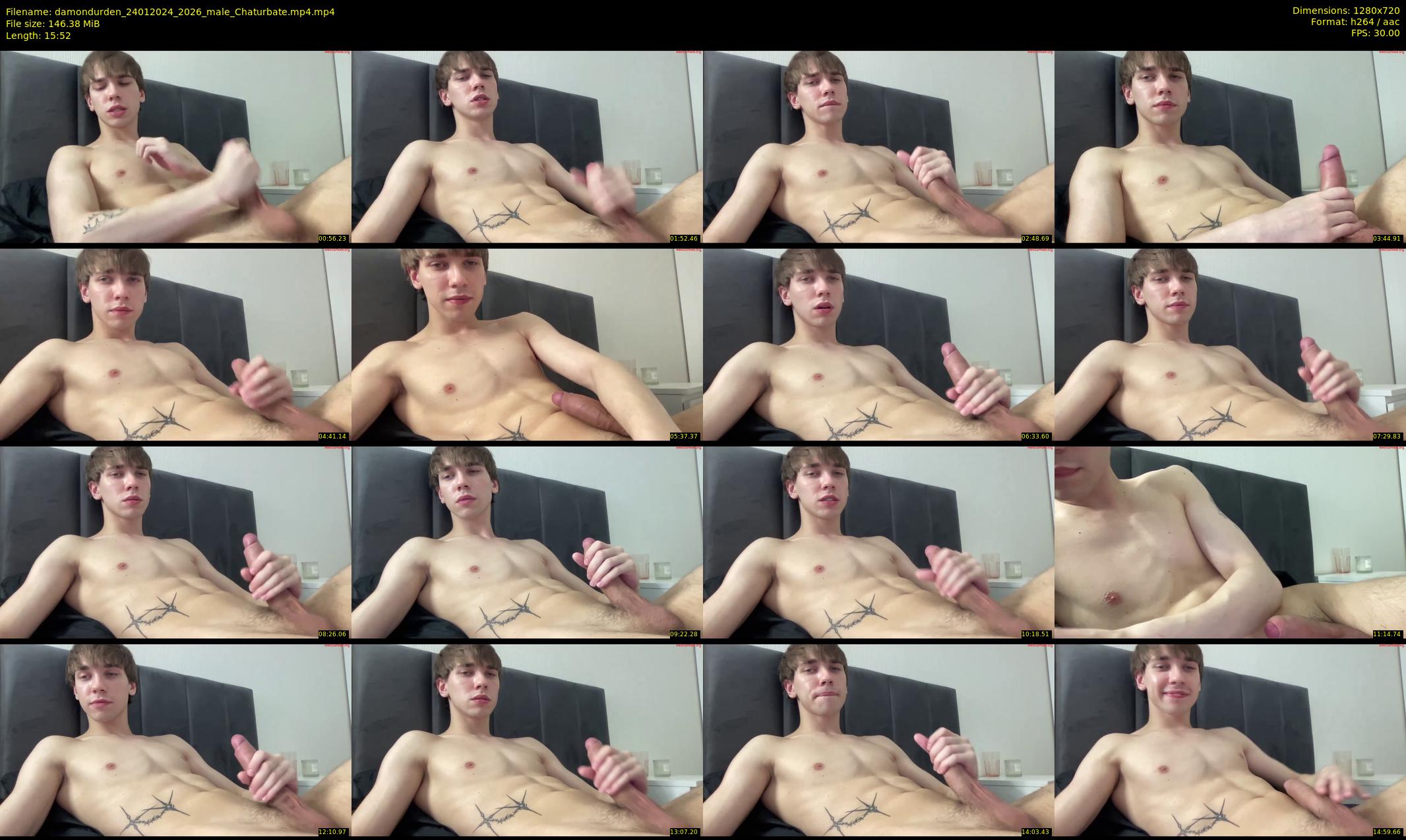 damondurden — 16 minute Chaturbate male cam show recording, 720p, Jan 24, 2024