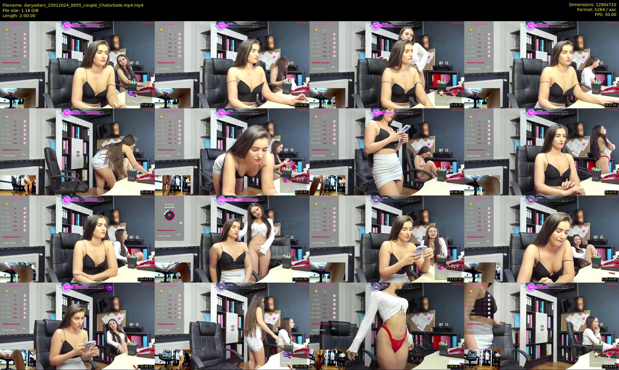 daryastars — 120 minute Chaturbate couple cam show recording, 720p, Jan 25, 2024