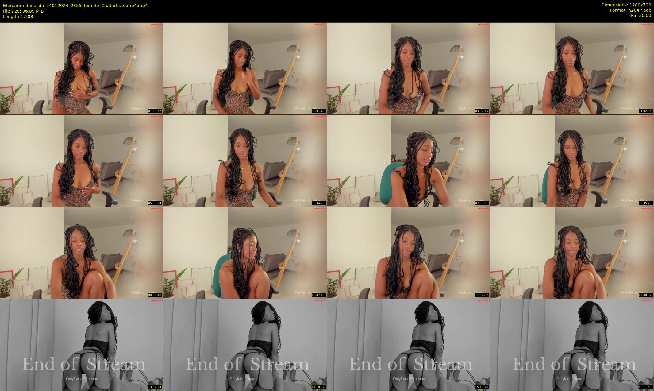 duna_du — 18 minute Chaturbate female cam show recording, 720p, Jan 24, 2024