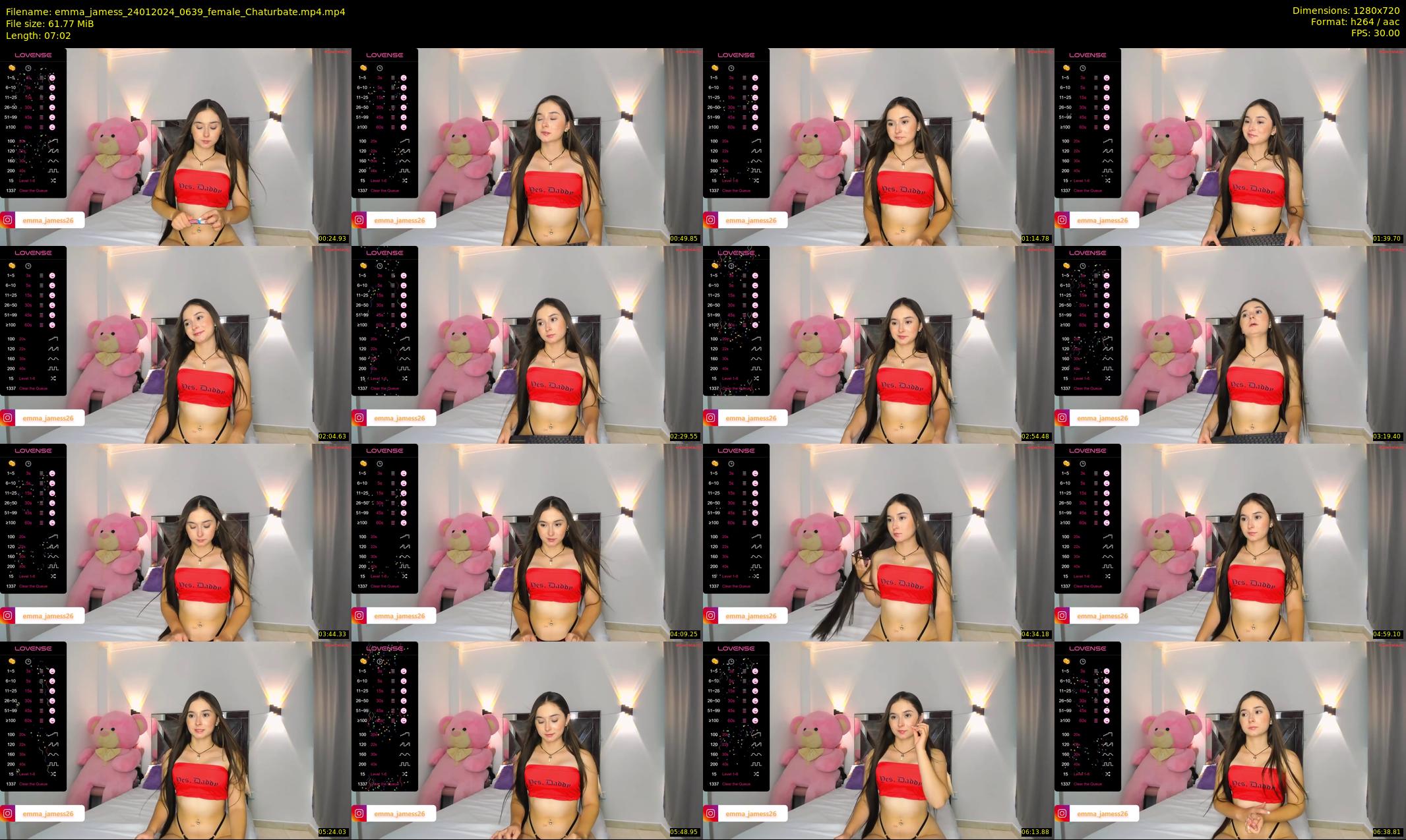 emma_jamess — 8 minute Chaturbate female cam show recording, 720p, Jan 24, 2024