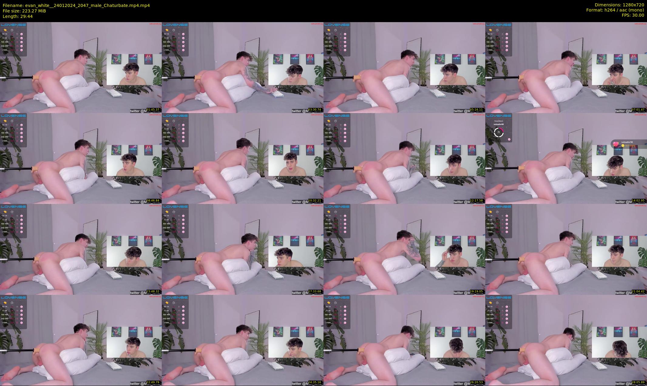 evan_white_ — 30 minute Chaturbate male cam show recording, 720p, Jan 24, 2024