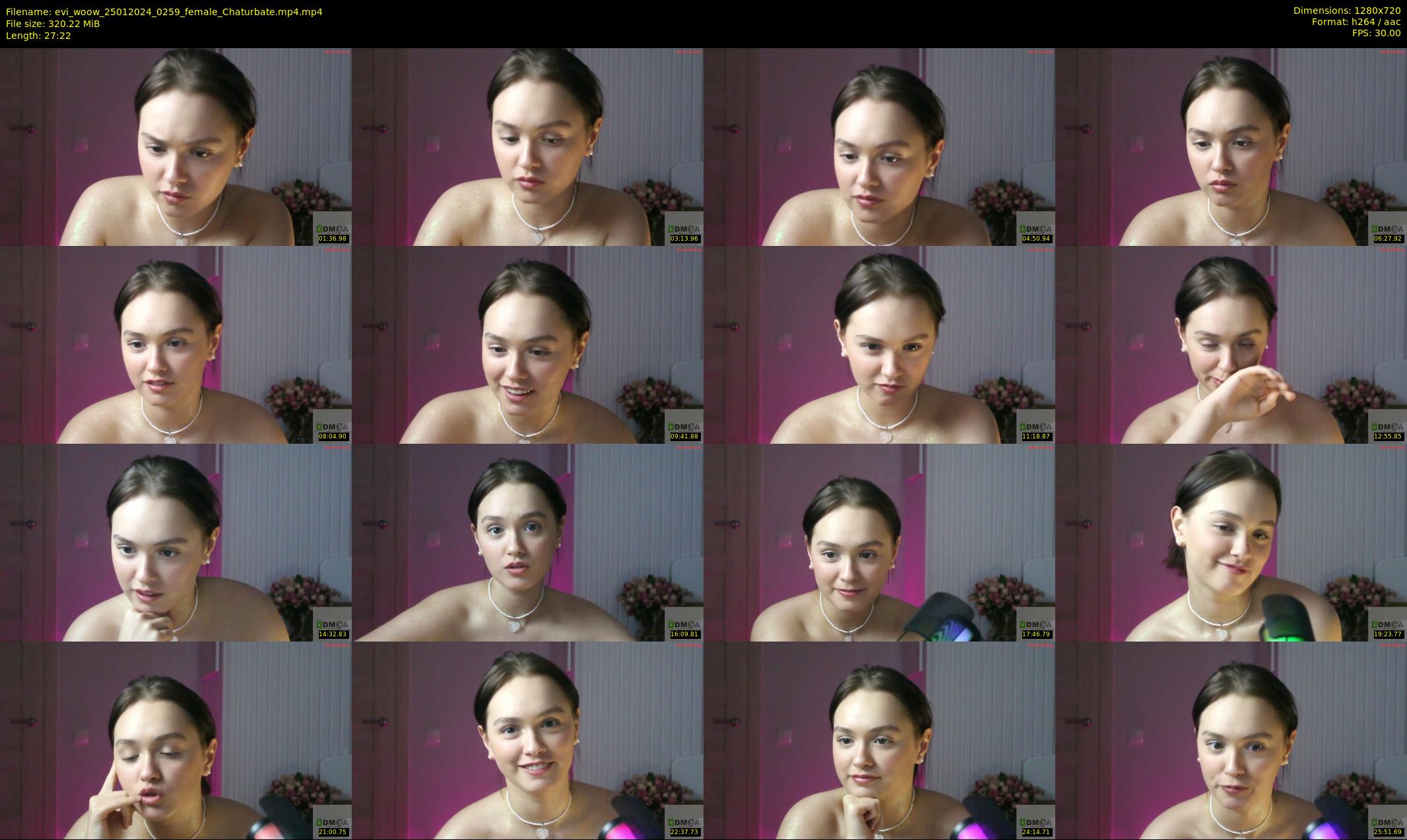 evi_woow — 28 minute Chaturbate female cam show recording, 720p, Jan 25, 2024