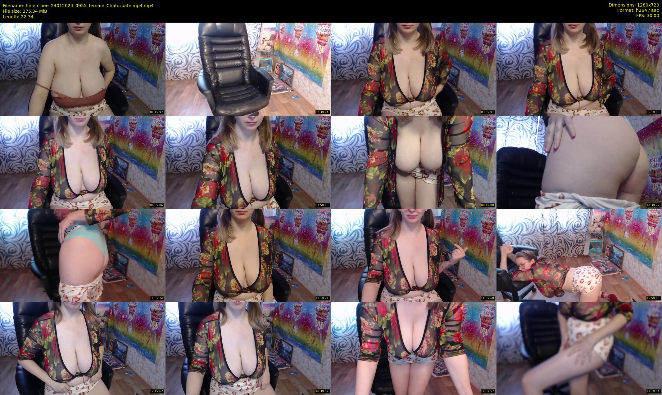 helen_bee — 23 minute Chaturbate female cam show recording, 720p, Jan 24, 2024