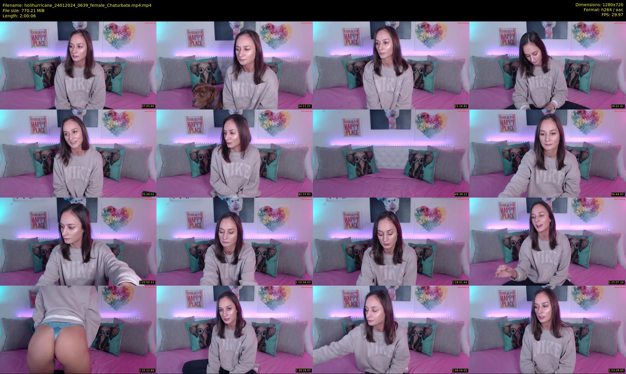 holihurricane — 121 minute Chaturbate female cam show recording, 720p, Jan 24, 2024