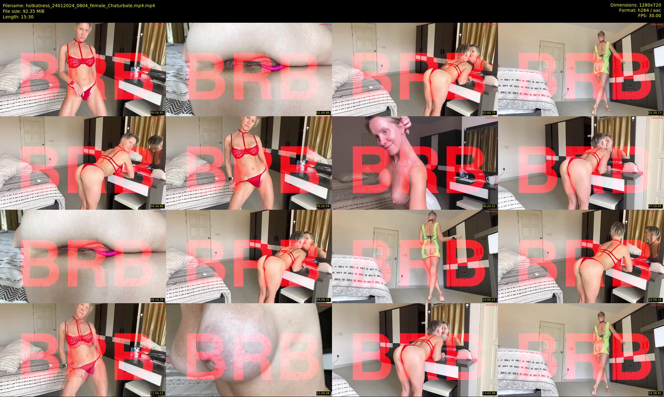 hotkatness — 16 minute Chaturbate female cam show recording, 720p, Jan 24, 2024
