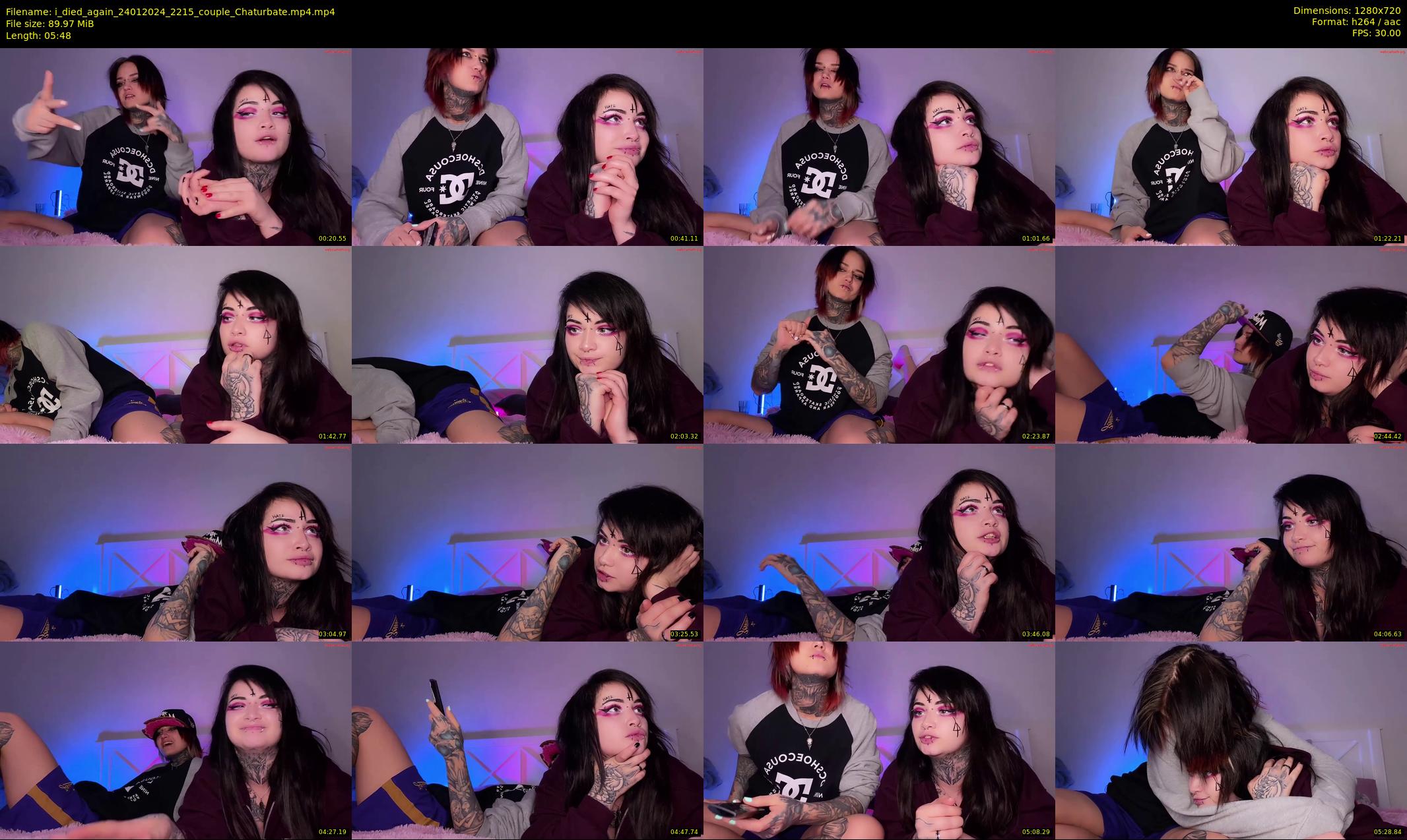 i_died_again — 6 minute Chaturbate female cam show recording, 720p, Jan 24, 2024