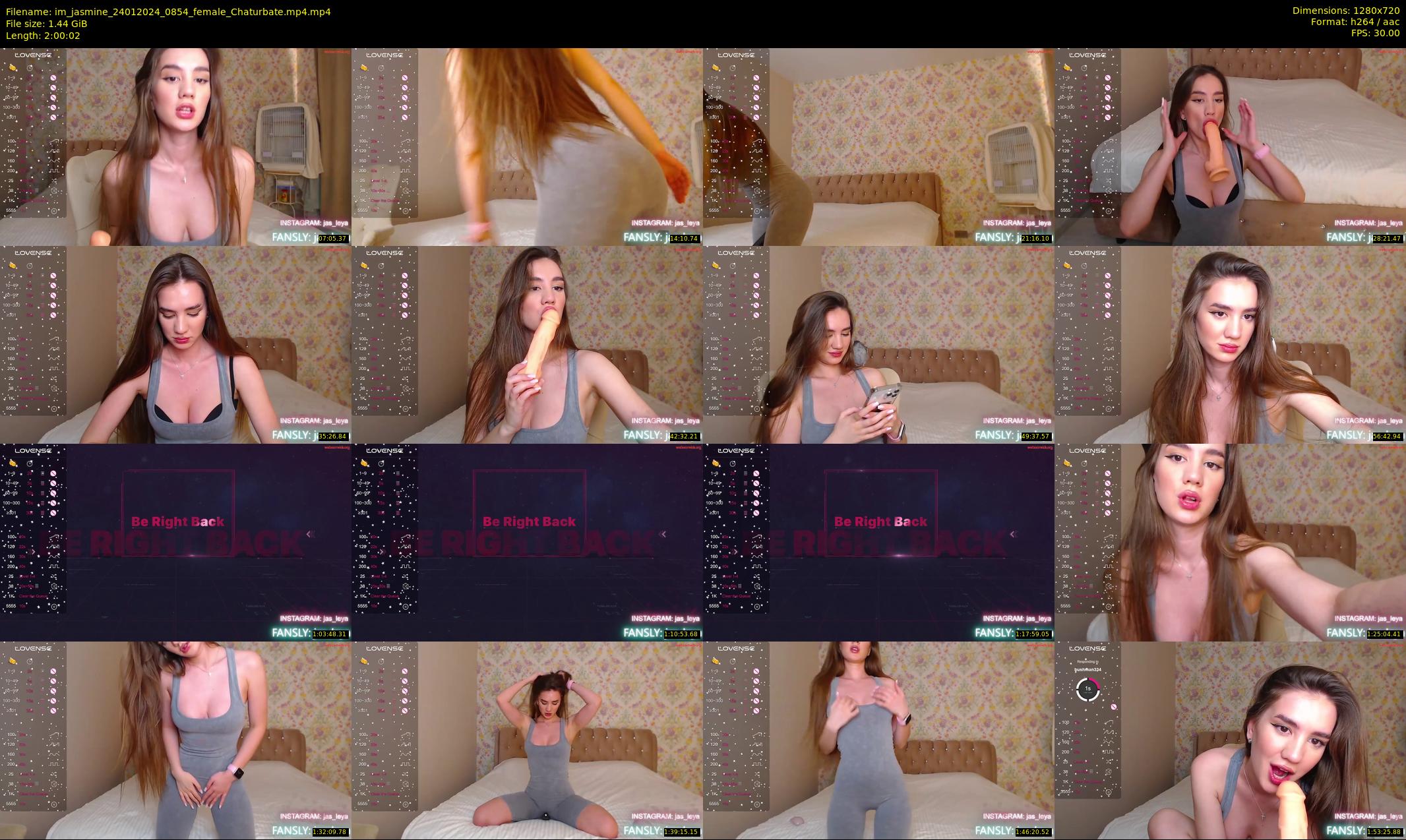 im_jasmine — 121 minute Chaturbate female cam show recording, 720p, Jan 24, 2024