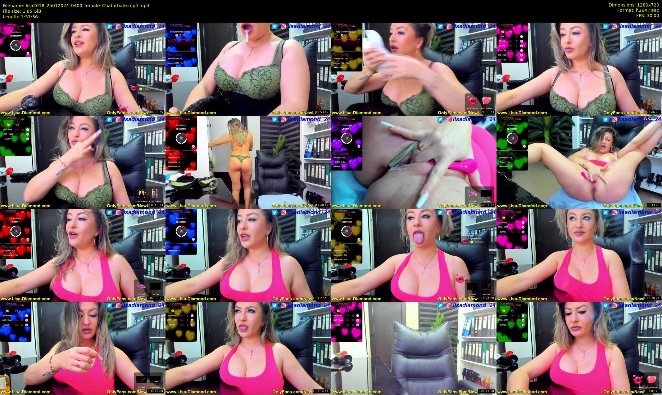 lisa2018 — 118 minute Chaturbate female cam show recording, 720p, Jan 25, 2024