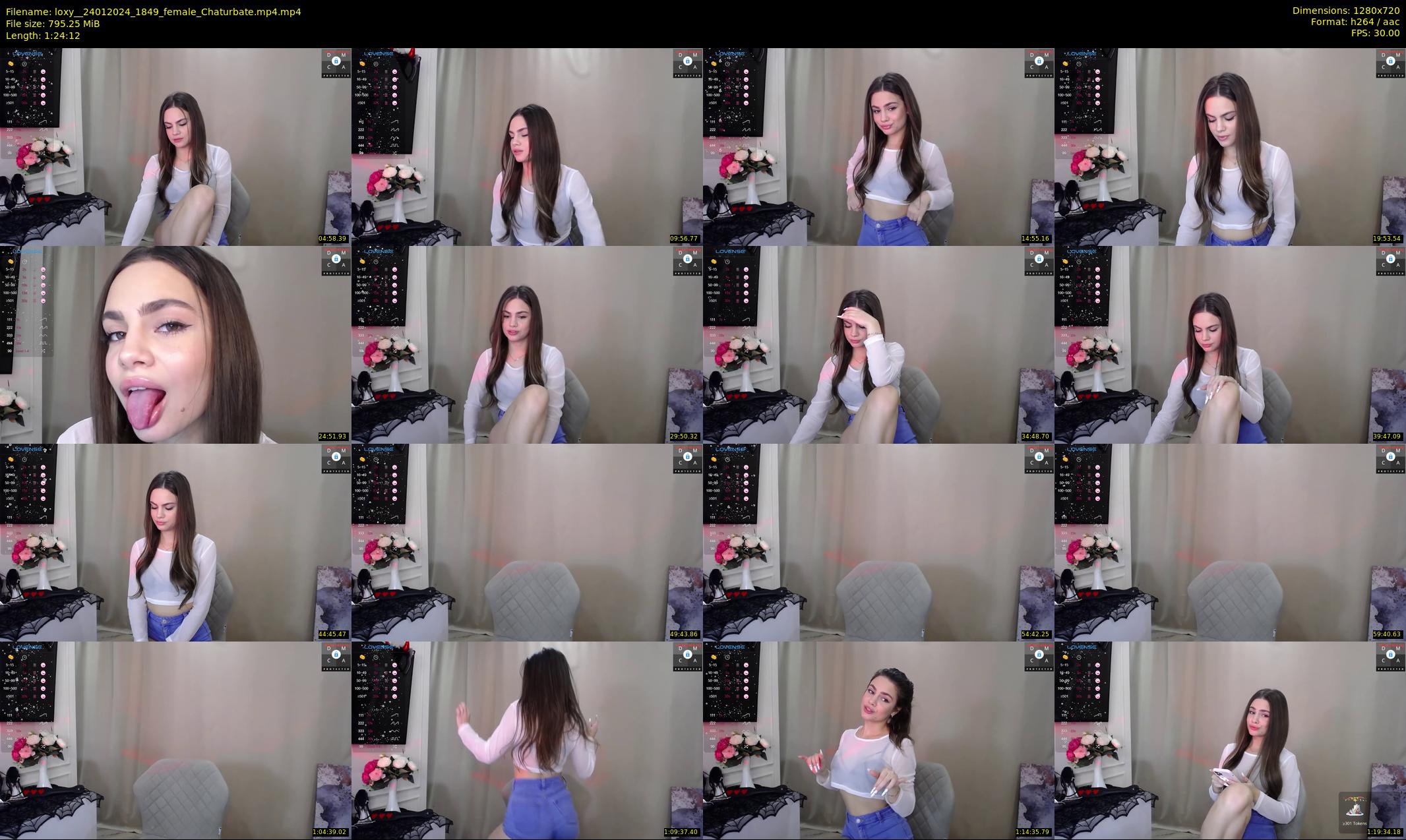 loxy_ — 85 minute Chaturbate female cam show recording, 720p, Jan 24, 2024