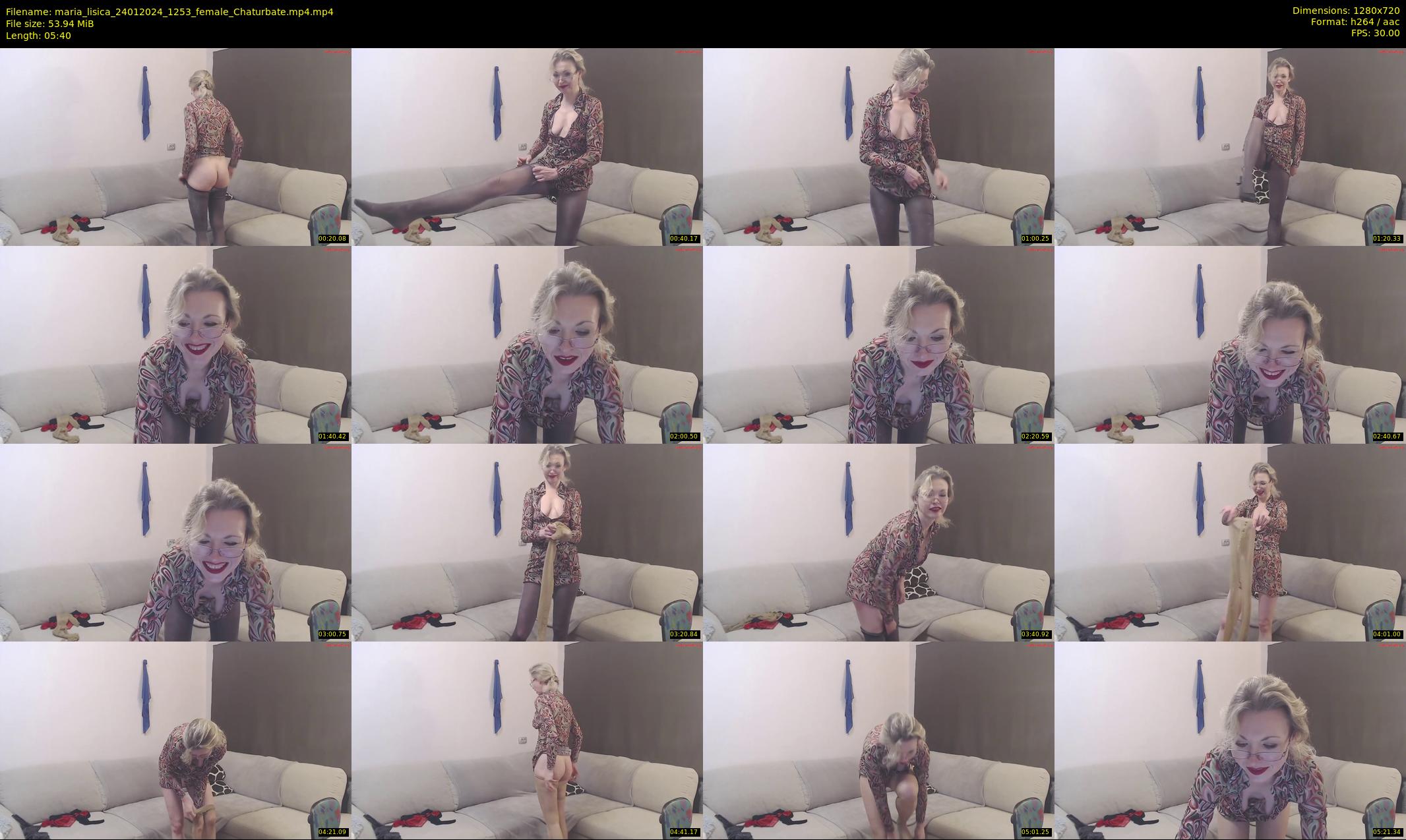 maria_lisica — 6 minute Chaturbate female cam show recording, 720p, Jan 24, 2024