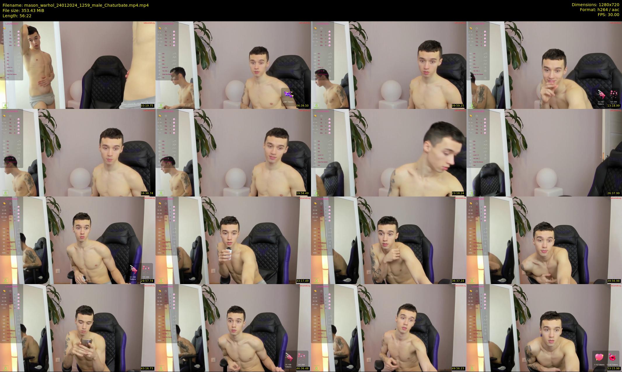 mason_warhol — 57 minute Chaturbate male cam show recording, 720p, Jan 24, 2024