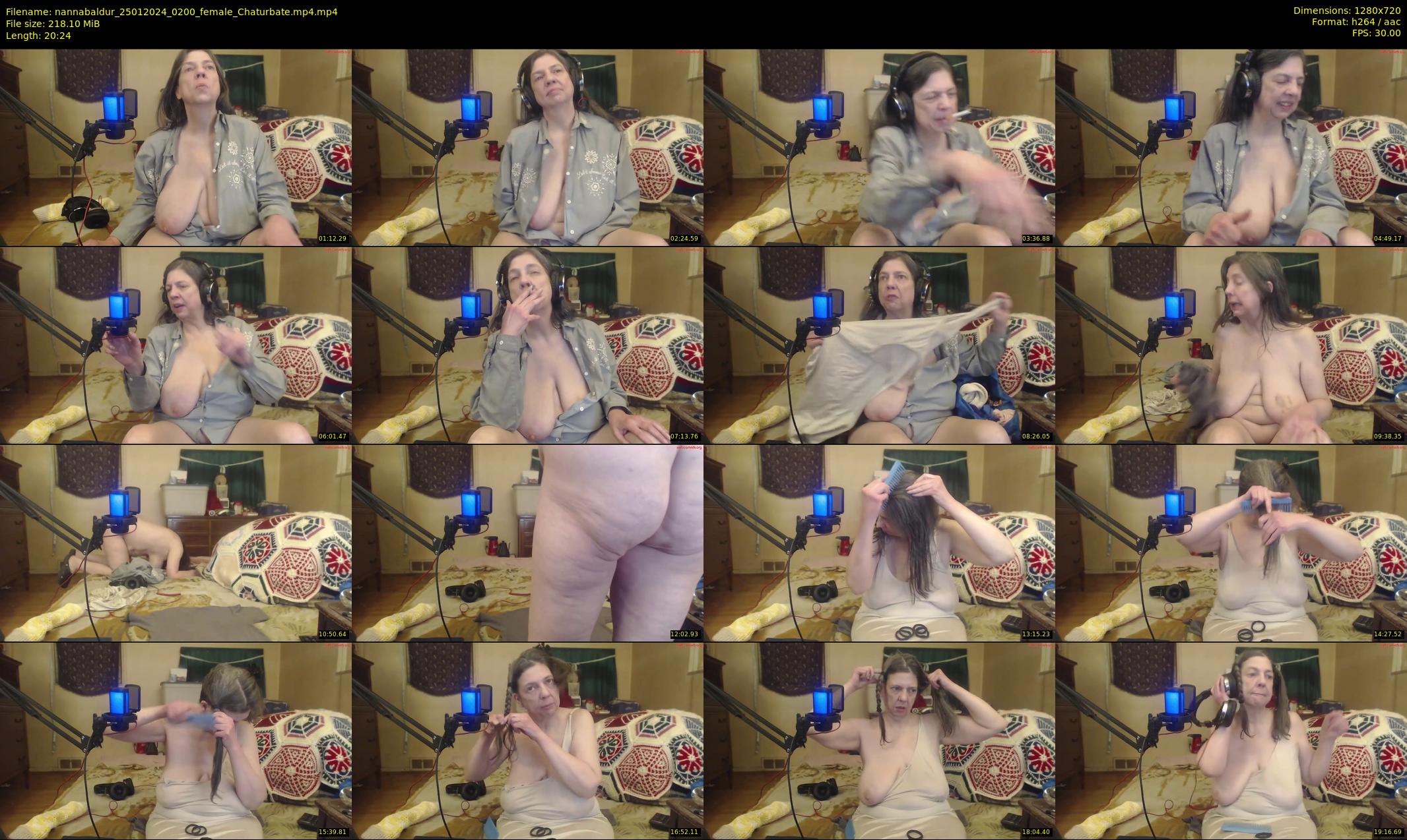 nannabaldur — 21 minute Chaturbate female cam show recording, 720p, Jan 25, 2024