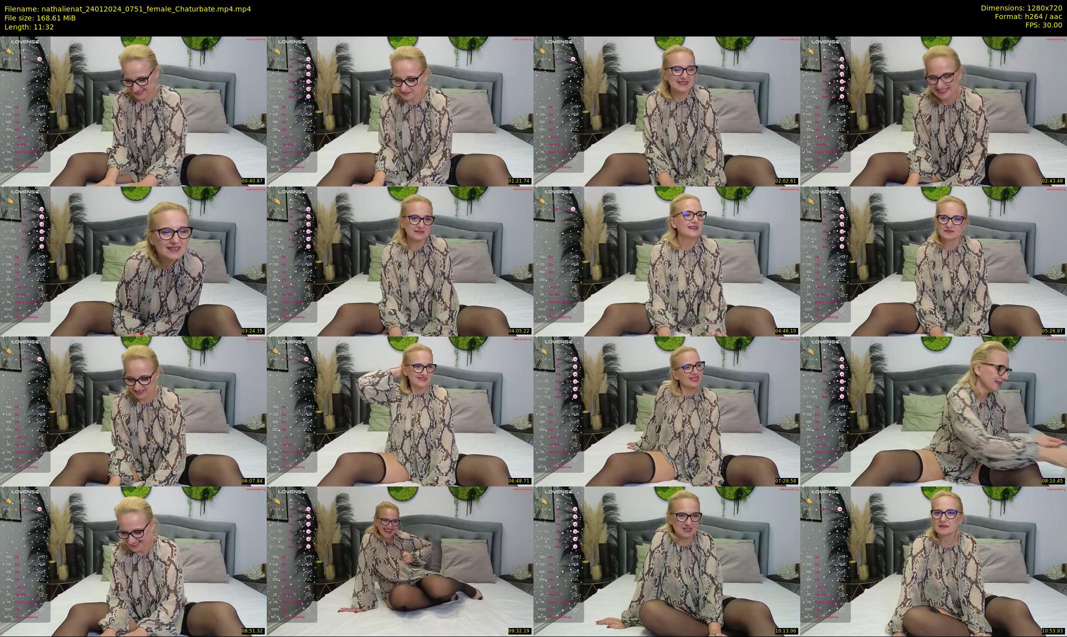 nathalienat — 12 minute Chaturbate female cam show recording, 720p, Jan 24, 2024