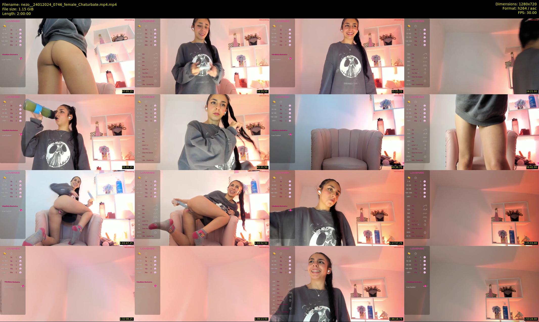 nezo_ — 120 minute Chaturbate female cam show recording, 720p, Jan 24, 2024