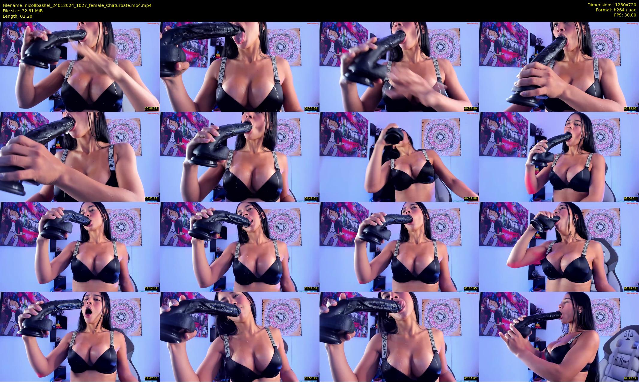 nicollbashel — 3 minute Chaturbate female cam show recording, 720p, Jan 24, 2024