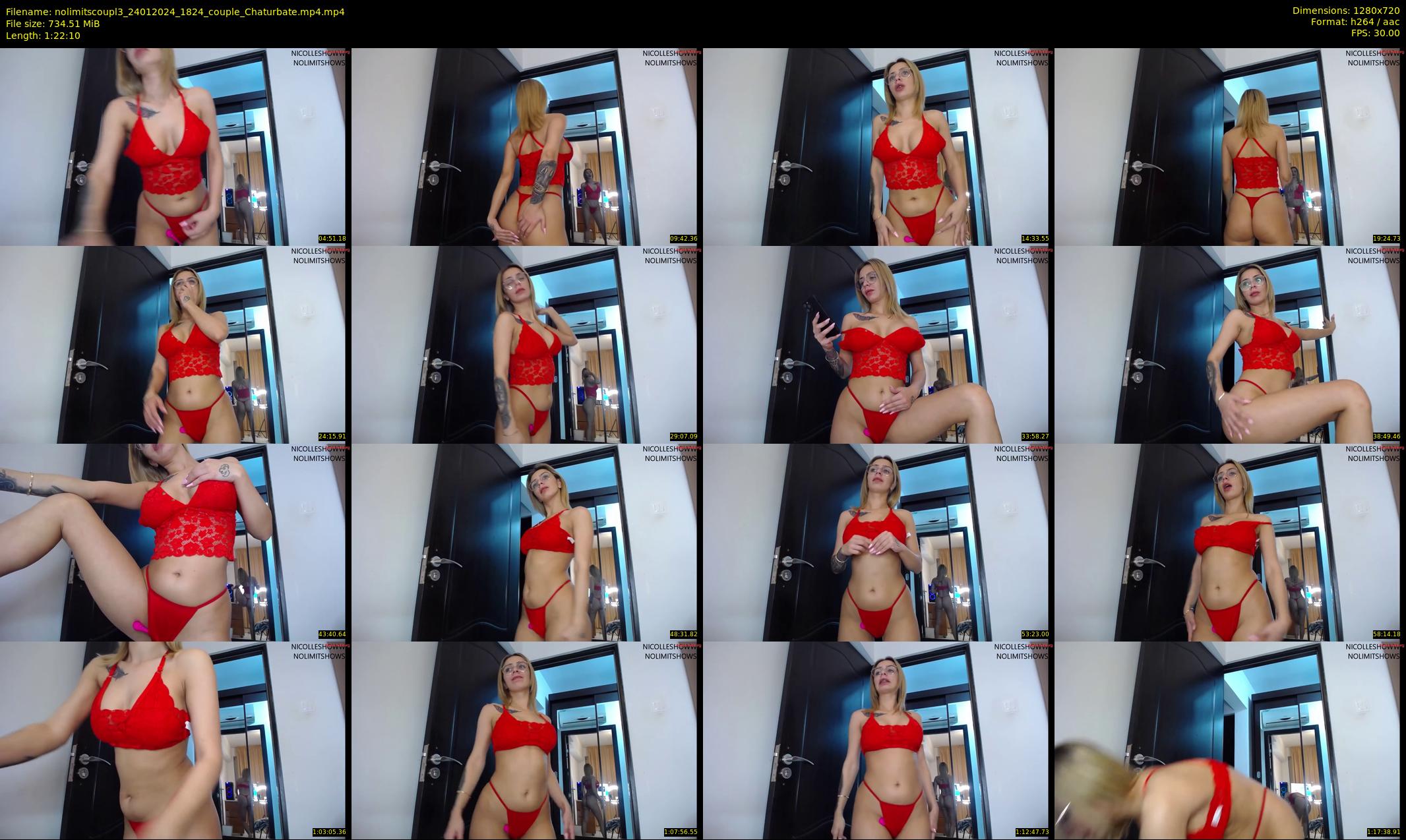 nolimitscoupl3 — 83 minute Chaturbate couple cam show recording, 720p, Jan 24, 2024