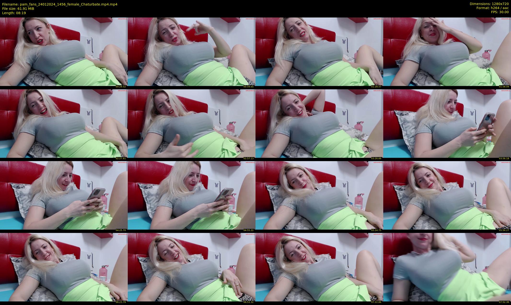 pam_fans — 9 minute Chaturbate female cam show recording, 720p, Jan 24, 2024