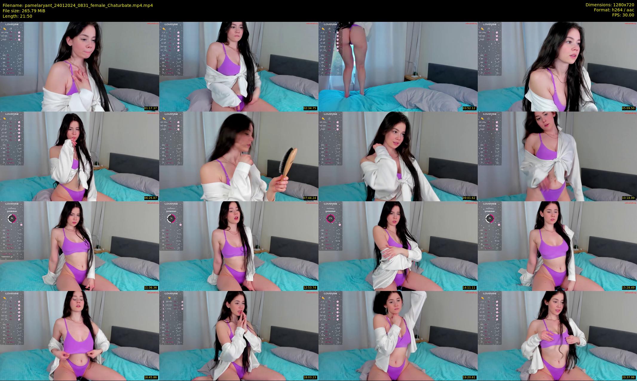 pamelaryant — 22 minute Chaturbate female cam show recording, 720p, Jan 24, 2024