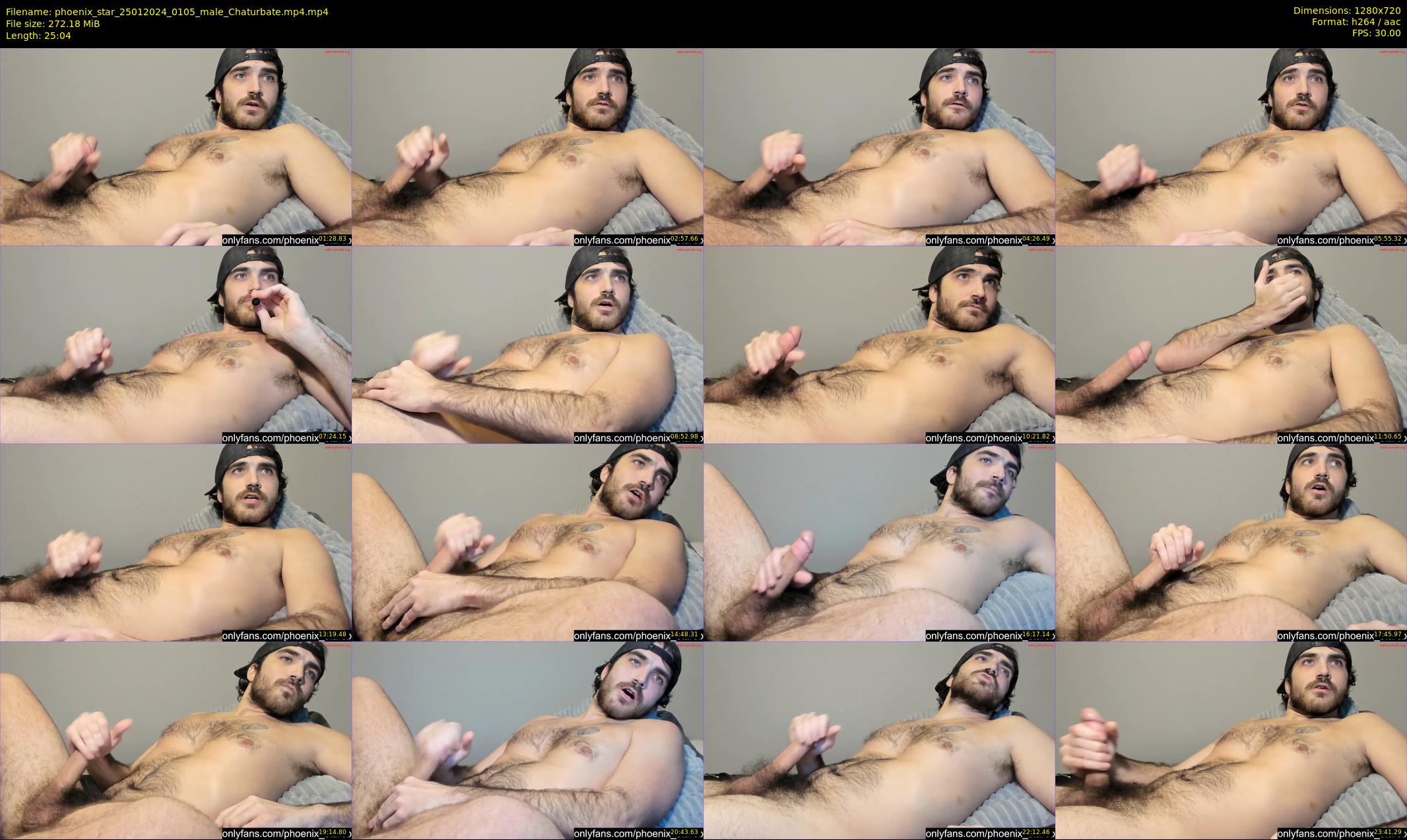 phoenix_star — 26 minute Chaturbate male cam show recording, 720p, Jan 25, 2024