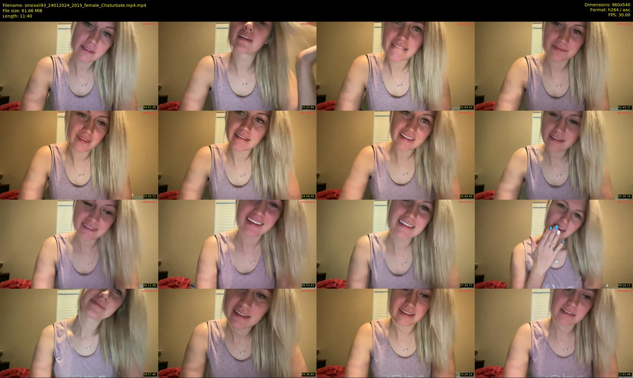 smexxii93 — 12 minute Chaturbate female cam show recording, 480p, Jan 24, 2024