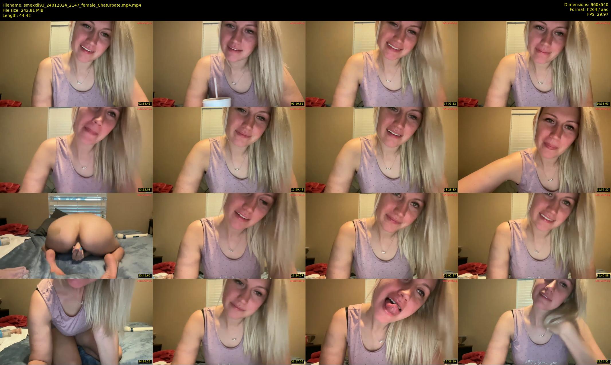 smexxii93 — 45 minute Chaturbate female cam show recording, 480p, Jan 24, 2024