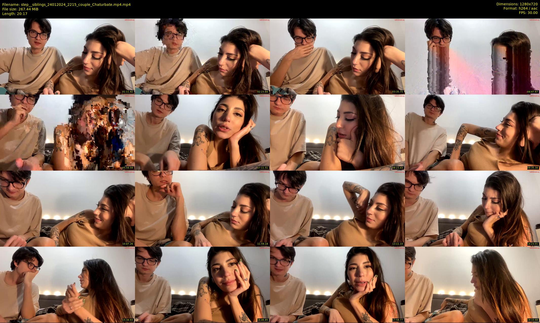 step__siblings — 21 minute Chaturbate couple cam show recording, 720p, Jan 24, 2024