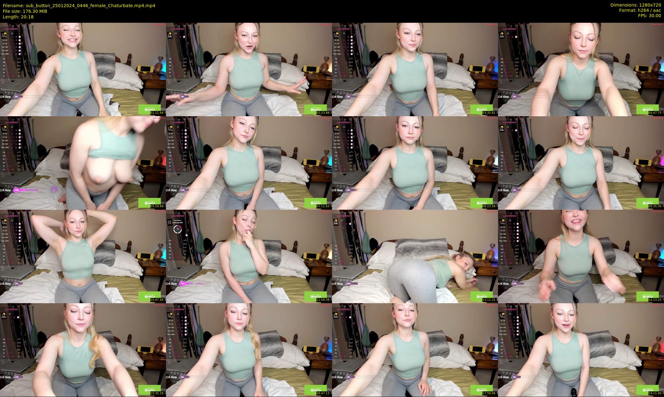sub_button — 21 minute Chaturbate female cam show recording, 720p, Jan 25, 2024