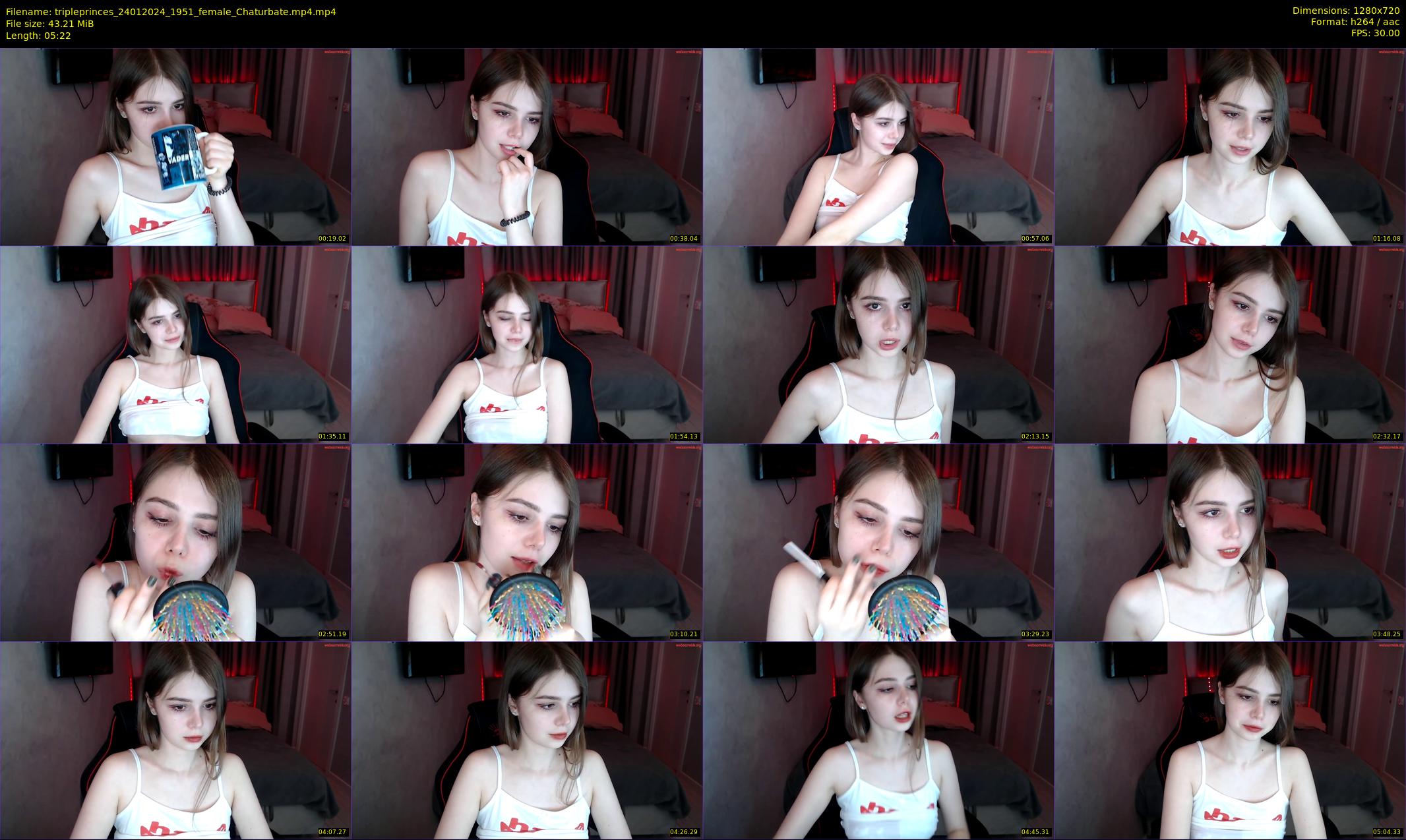 tripleprinces — 6 minute Chaturbate female cam show recording, 720p, Jan 24, 2024